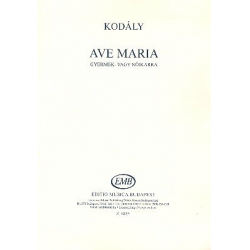 Ave Maria for female choir (SMezA) - Zoltán Kodály