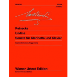 Undine op.167 (Ausgabe für Klarinette und Klavier) - Carl Reinecke / Arr. Peter Roggenkamp
