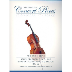 Schülerkonzert G-Dur op.22 für Violine - Friedrich Seitz