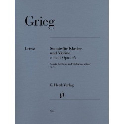 Sonate für Klavier und Violine c-moll op. 45 - Edvard Grieg / Arr. Egon Voss