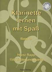 Klarinette lernen mit Spaß Band 2 - Horst Rapp