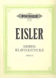 7 Stücke op.32 : für Klavier - Hanns Eisler
