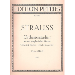 Orchesterstudien Violine Band 2 : - Richard Strauss