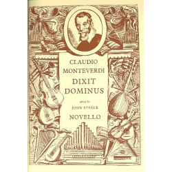 Dixit Dominus : for mixed chorus and - Claudio Monteverdi