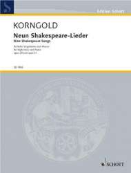 9 Shakespeare-Lieder op.29 - Erich Wolfgang Korngold
