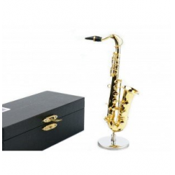 Miniatur Saxophon mit Standfuß / Miniatures Saxophone