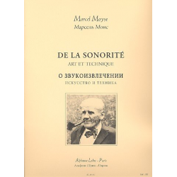 De la sonorité (russ/fr) : - Marcel Moyse