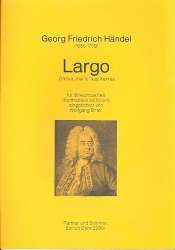 Largo aus Xerxes : für Streichquartett und Kontrabaß ad lib. - Georg Friedrich Händel (George Frederic Handel) / Arr. Wolfgang Birtel