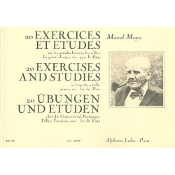 20 exercices et études sur les grandes liaisons, le trille, les points d'orgue - Marcel Moyse