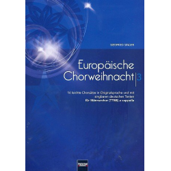 Europäische Chorweihnacht Band 3 - Diverse