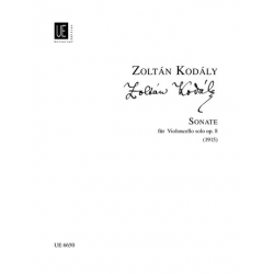 Sonate op.8 : für Violoncello solo - Zoltán Kodály