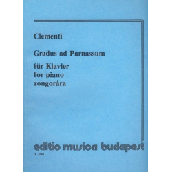 Gradus ad parnassum für Klavier - Muzio Clementi