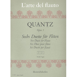 6 Duette op.5,1-3 : für 2 Flöten - Johann Joachim Quantz