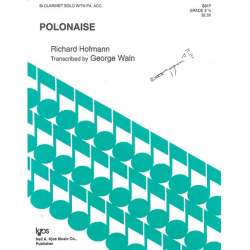 Polonaise for clarinet and piano - Richard Hofmann / Arr. George Waln