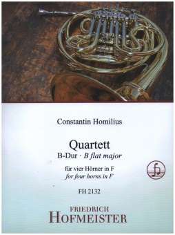 Quartett B-Dur op.38 für 4 Waldhörner in F