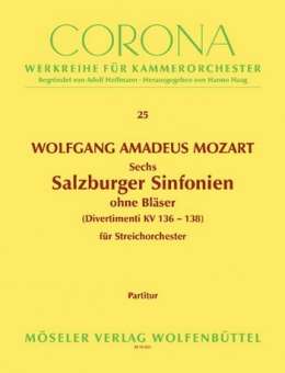 3 Salzburger Sinfonien ohne Bläser