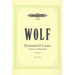 Eichendorff-Lieder Band 1 : - Hugo Wolf