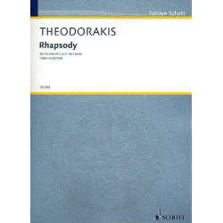 Rhapsodie für Violoncello und Orchester : - Mikis Theodorakis