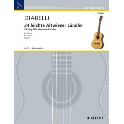 24 leichte Altwiener Ländler : - Anton Diabelli