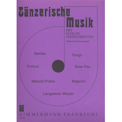 Tänzerische Musik mit Schlaginstrumenten : - Albrecht Rosenstengel