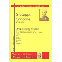 3 lyrische Stücke : für - Giuseppe Concone