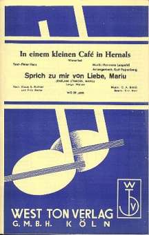 In einem kleinen Café in Hernals / Sprich zu mir von Liebe Mariu - Salonorchester