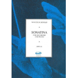 Sonatina op.41 : for Recorder and Piano - Malcolm Arnold