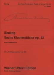 6 Klavierstücke op.32 - Christian Sinding / Arr. Peter Roggenkamp