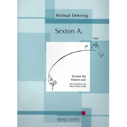 Sexton A. für Gitarre - Helmut Oehring / Arr. Daniel Göritz