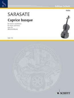 Caprice basque op.24 : für Violine und Klavier