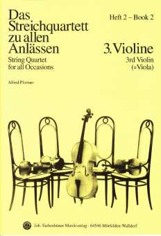 Das Streichquartett zu allen Anlässen Band 2 - Violine 3 (Viola)