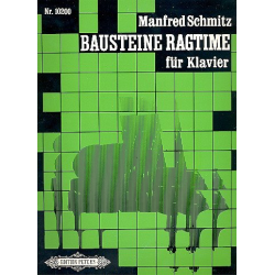 Bausteine Ragtime : für Klavier - Manfred Schmitz