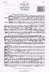 Psalm 150 : for mixed chorus and organ - César Franck