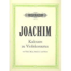 Kadenzen zu Beethoven op.61, - Joseph Joachim