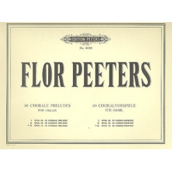Choral Preludes op.70 : for organ - Flor Peeters