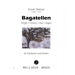Bagatellen für Alt-Saxophon und Klavier - Erwin Dressel