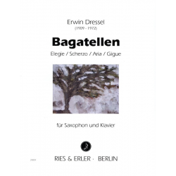 Bagatellen für Alt-Saxophon und Klavier - Erwin Dressel