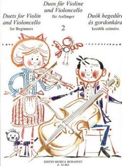 Duos für Violine und Violoncello für Anfänger Band 2