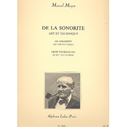 De la sonorité (dt/en/fr) : - Marcel Moyse