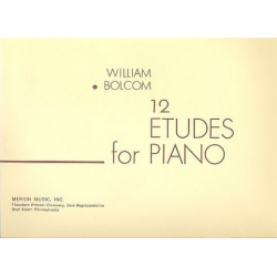 12 etudes : for piano - William Bolcom