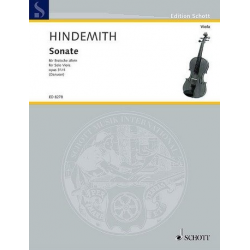 Sonate op.31,4 : für Viola solo - Paul Hindemith