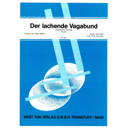 Der lachende Vagabund - Einzelausgabe Klavier (PVG) - Jim Lowe / Arr. Eric Hein