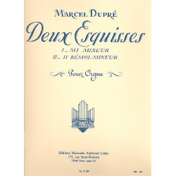 2 esquisses op.41 : pour orgue - Marcel Dupré