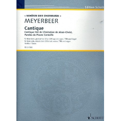 Cantique : für Bass, gem Chor und Orgel - Giacomo Meyerbeer