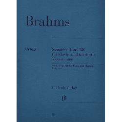 Sonaten op.120 : für Klarinette - Johannes Brahms