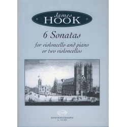 6 sonatas for violoncello - James Hook