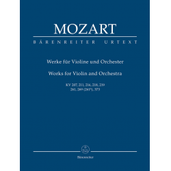 Werke für Violine und Orchester - Wolfgang Amadeus Mozart