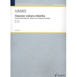 Vasaras vakara muzika : für Klavier - Peteris Vasks