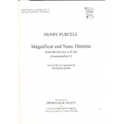 Magnificat and Nunc dimittis (transposition in C) : - Henry Purcell