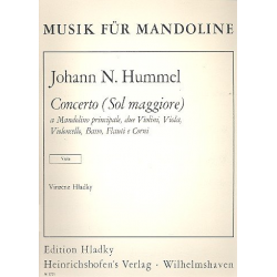 Konzert G-Dur : für Mandoline - Johann Nepomuk Hummel